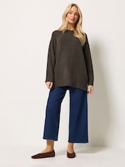 Brun - M&Co Rund  Jumper - Bild 2 av 6