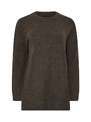 Brun - M&Co Rund  Jumper - Bild 5 av 6