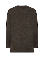 Brun - M&Co Rund  Jumper - Bild 6 av 6