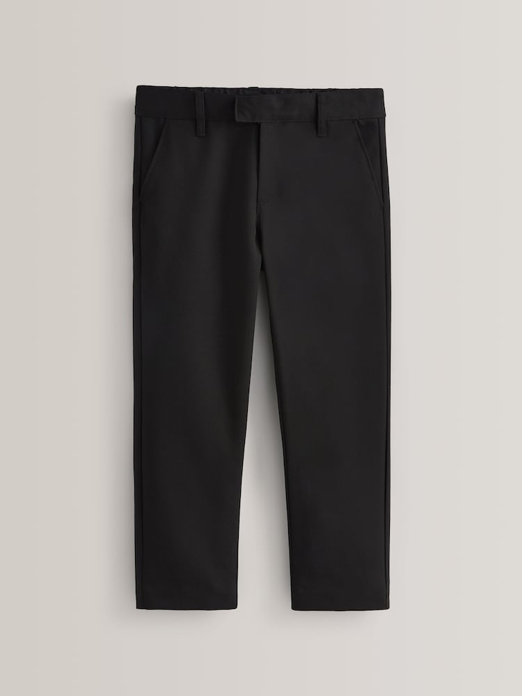 Black Plus Waist School Formal Slim Trousers (3-17yrs) - Image 1 of 8 Black Plus Waist School Formal Slim Trousers (3-17yrs) - Image 1 of 8