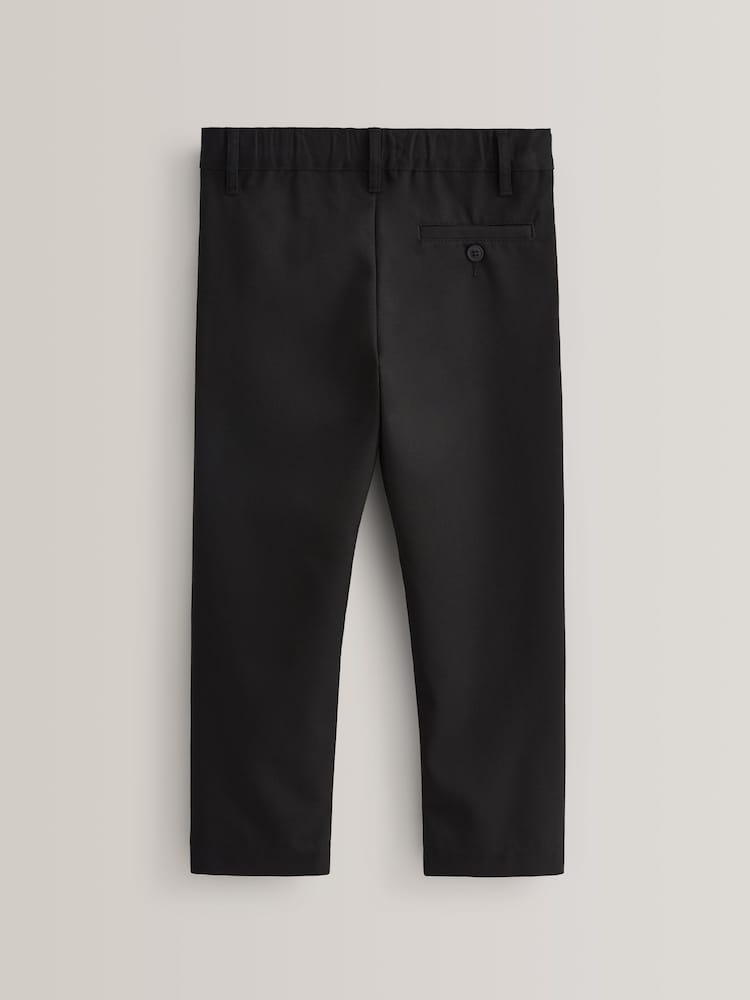 Black Plus Waist School Formal Slim Trousers (3-17yrs) - Image 2 of 8 Black Plus Waist School Formal Slim Trousers (3-17yrs) - Image 2 of 8