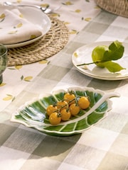Sophie Allport Natural Leaf Stoneware Serving Platter - Image 1 of 2