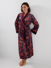 Joe Browns Boutique Exotic Printed Velvet Dressing Gown - صورة 1 من 5