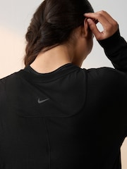 Nike Black One Relaxed Dri-FIT Long-Sleeve Fitness Top - Image 6 of 6