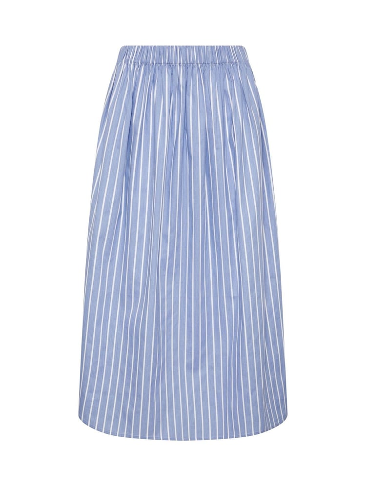 PixieGirl Petite Blue Stripe Maxi Skirt - Image 5 of 5