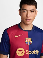 Nike Blue FC Barcelona 24/25 Stadium Home Football Shirt - Image 4 of 12