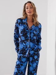 Joe Browns Boutique Floral Button Through Pyjama Set - صورة 1 من 5