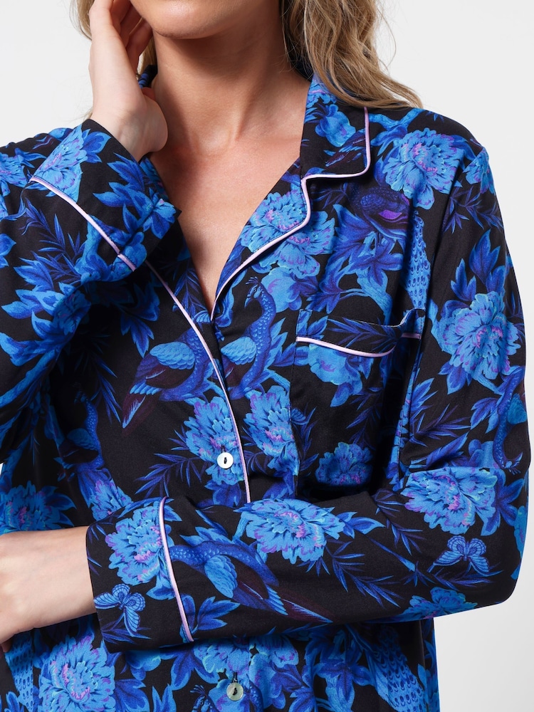 Joe Browns Boutique Floral Button Through Pyjama Set - صورة 2 من 5 Joe Browns Boutique Floral Button Through Pyjama Set - صورة 2 من 5