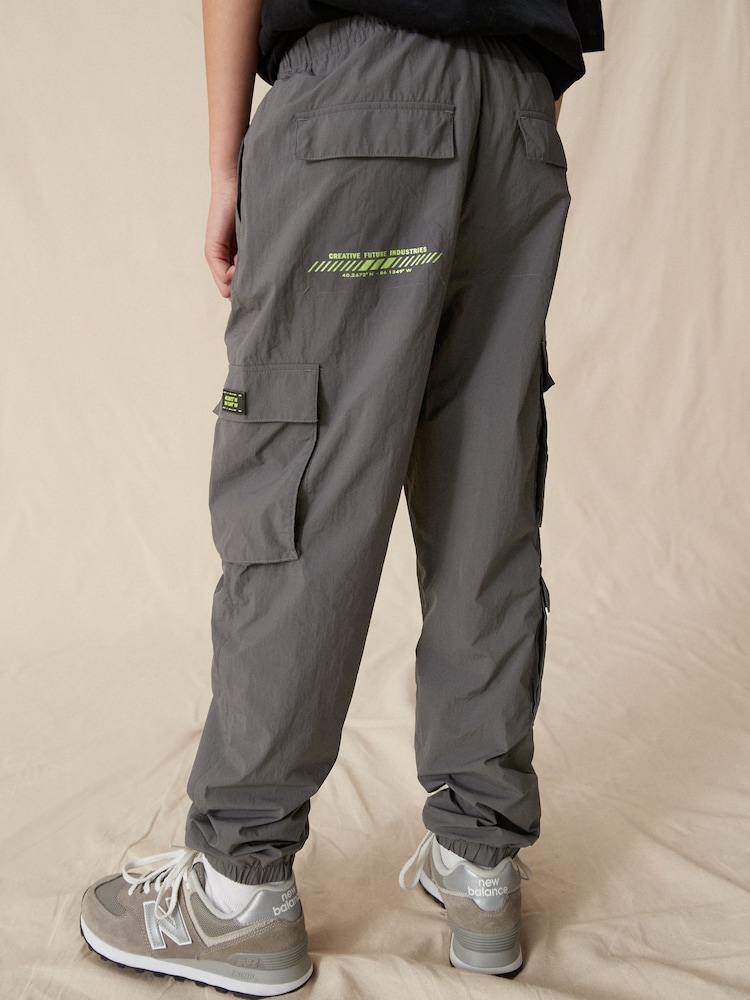 Charcoal Grey Cargo Trousers (3-16yrs) - Image 2 of 7 Charcoal Grey Cargo Trousers (3-16yrs) - Image 2 of 7