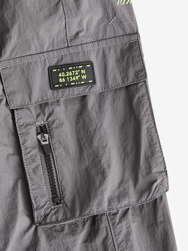 Charcoal Grey Cargo Trousers (3-16yrs) - Image 7 of 7