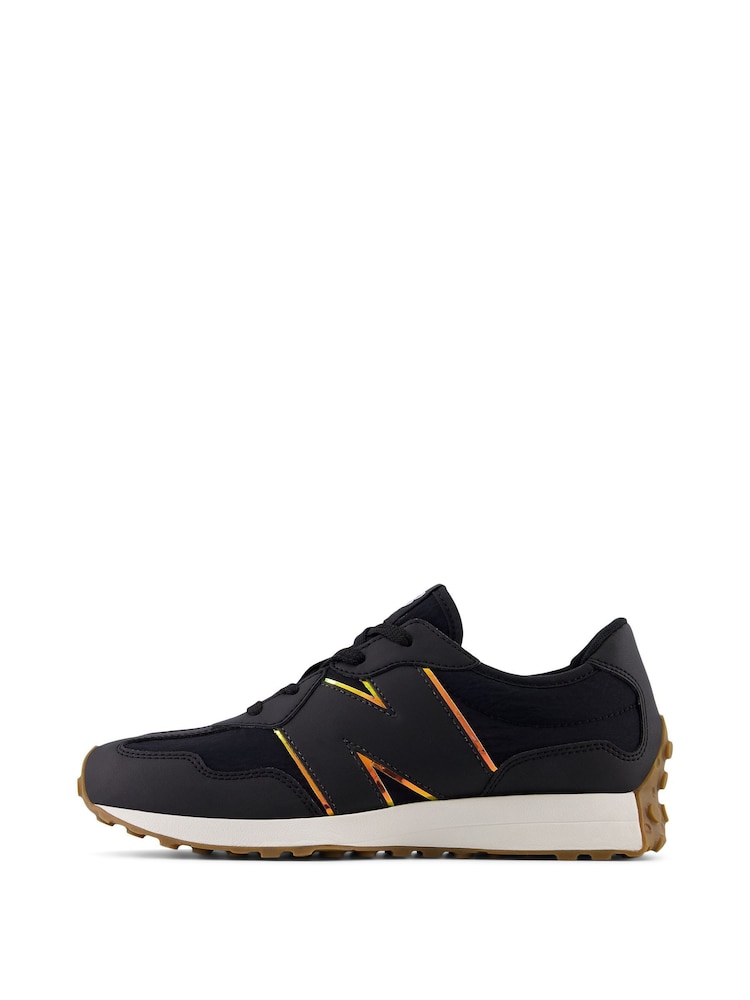 New Balance Black Girls 327 Trainers - Image 8 of 8