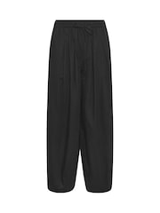 PixieGirl Petite Black Poplin Maxi Barrel Trousers - Image 5 of 5