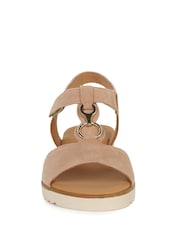 Gabor Natural Rookie Low Wedge Heeled Sandals - Image 4 of 5