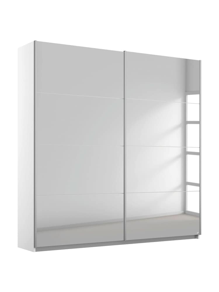 Rauch White Cameron Mirror 1.8m Sliding Semi-Fitted Wardrobe - Image 2 of 2
