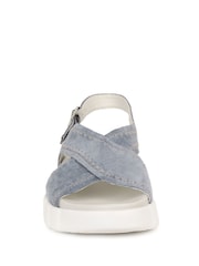 Gabor Blue Tangle Crossover Sandals - Image 4 of 5