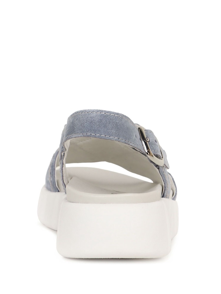 Gabor Blue Tangle Crossover Sandals - Image 5 of 5