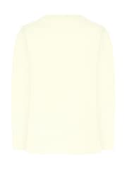 Yours Curve White Essential V-Neck Jumper - Image 6 of 6