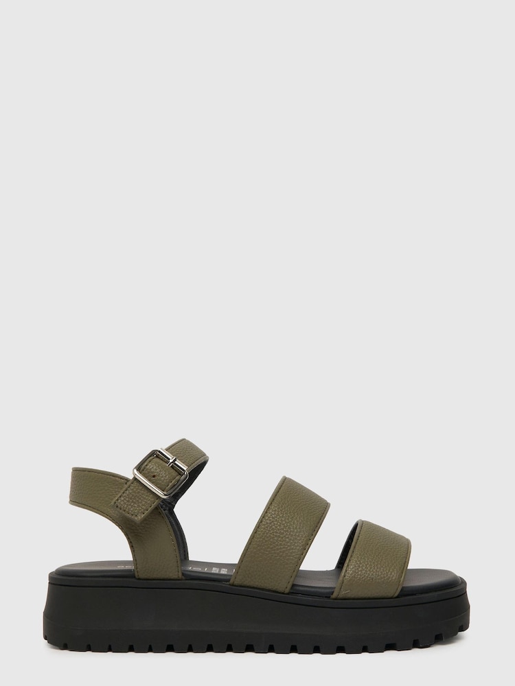 Schuh Green Tara Chunky Sandals - Image 1 of 4