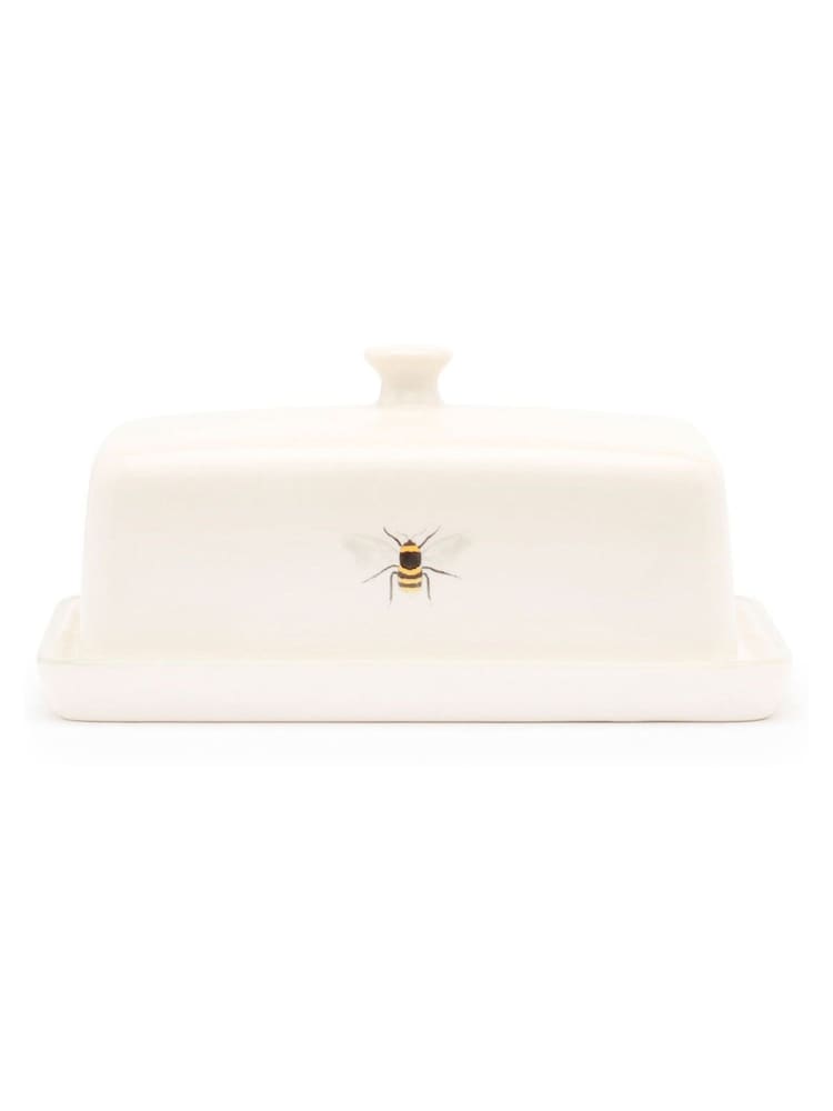 Sophie Allport Natural Bees Stoneware Butter Dish - Image 3 of 3