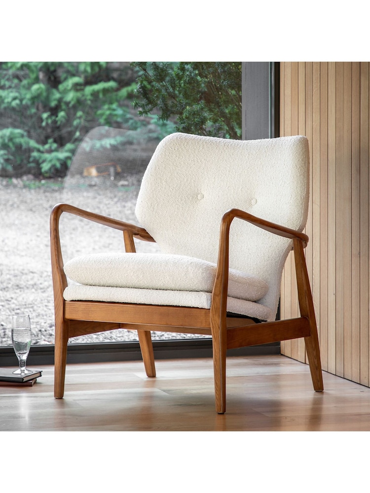 Gallery Home Cream Jerry Armchair - Image 2 of 10