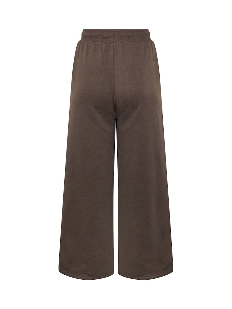 PixieGirl Petite Brown Etienne Slogan Wide Leg Joggers - Image 6 of 6 PixieGirl Petite Brown Etienne Slogan Wide Leg Joggers - Image 6 of 6