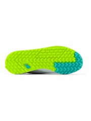 New Balance White Kids Furon Dispatch Hook and Loop Astro Turf v7+ Football Boots - Image 5 of 6
