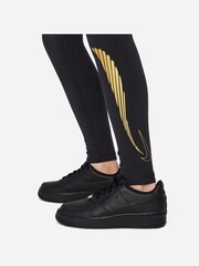Nike Black Shine High-Waisted Leggings - Image 3 of 4