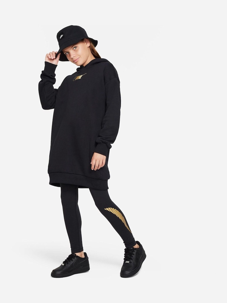 Nike Black Shine High-Waisted Leggings - Image 4 of 4