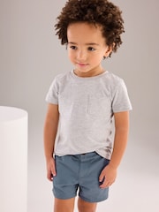 Bleu moyen - Shorts Chinos (3 mois-7 ans) - Image 3 de 6