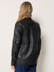 Long Tall Sally Black Premium Leather Jacket - Image 3 of 6