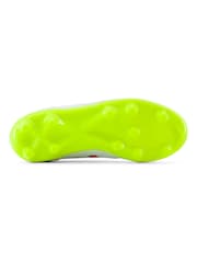 New Balance White Kids 442 Academy Firm Ground v2 Football Boots - Image 5 of 6