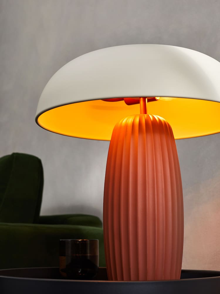 MADE.COM Terracotta Eliya Table Lamp - Image 2 of 3 MADE.COM Terracotta Eliya Table Lamp - Image 2 of 3