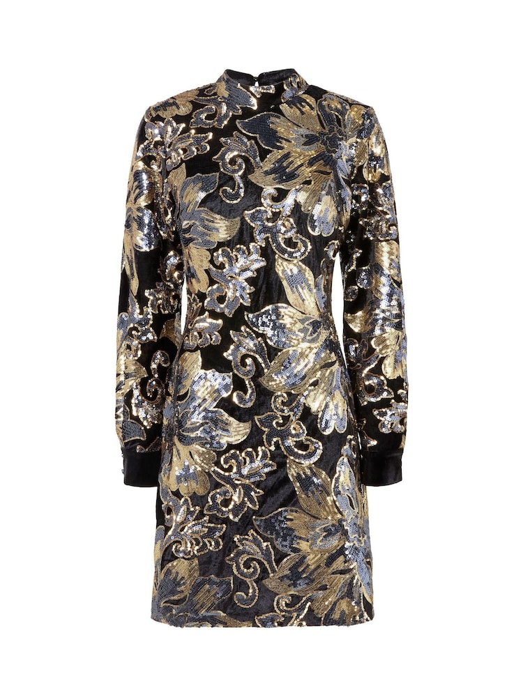 Joe Browns Black All That Sparkles Boutique Mini Dress - Image 7 of 7 Joe Browns Black All That Sparkles Boutique Mini Dress - Image 7 of 7