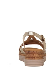 Gabor Gold Sadie Wedge Heeled Sandals - Image 5 of 5