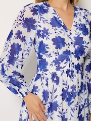 Long Tall Sally Blue Button Maxi Dress - Image 4 of 5