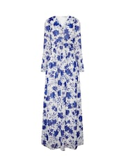 Long Tall Sally Blue Button Maxi Dress - Image 5 of 5