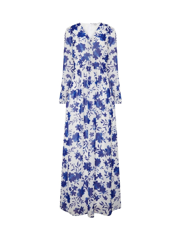Long Tall Sally Blue Button Maxi Dress - Image 5 of 5