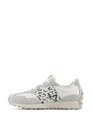 New Balance Grey Girls 327 Trainers - Image 3 of 9