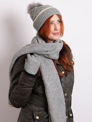 Totes Grey Ladies Hat Scarf & Glove Set - Image 1 of 3