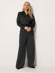 Long Tall Sally Pilkulliset ja leveälahkeiset housut - Kuva 1 / 7