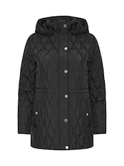 M&Co Petite Diamond Quilted Jacket - Obraz 5 z 6