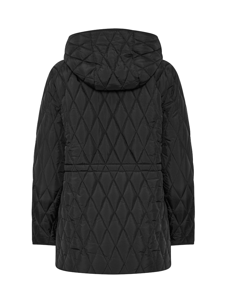 M&Co Petite Diamond Quilted Jacket - Obraz 6 z 6 M&Co Petite Diamond Quilted Jacket - Obraz 6 z 6