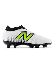 New Balance White Kids Tekela Magique Firm Ground v4+ Football Boots - Image 1 of 6