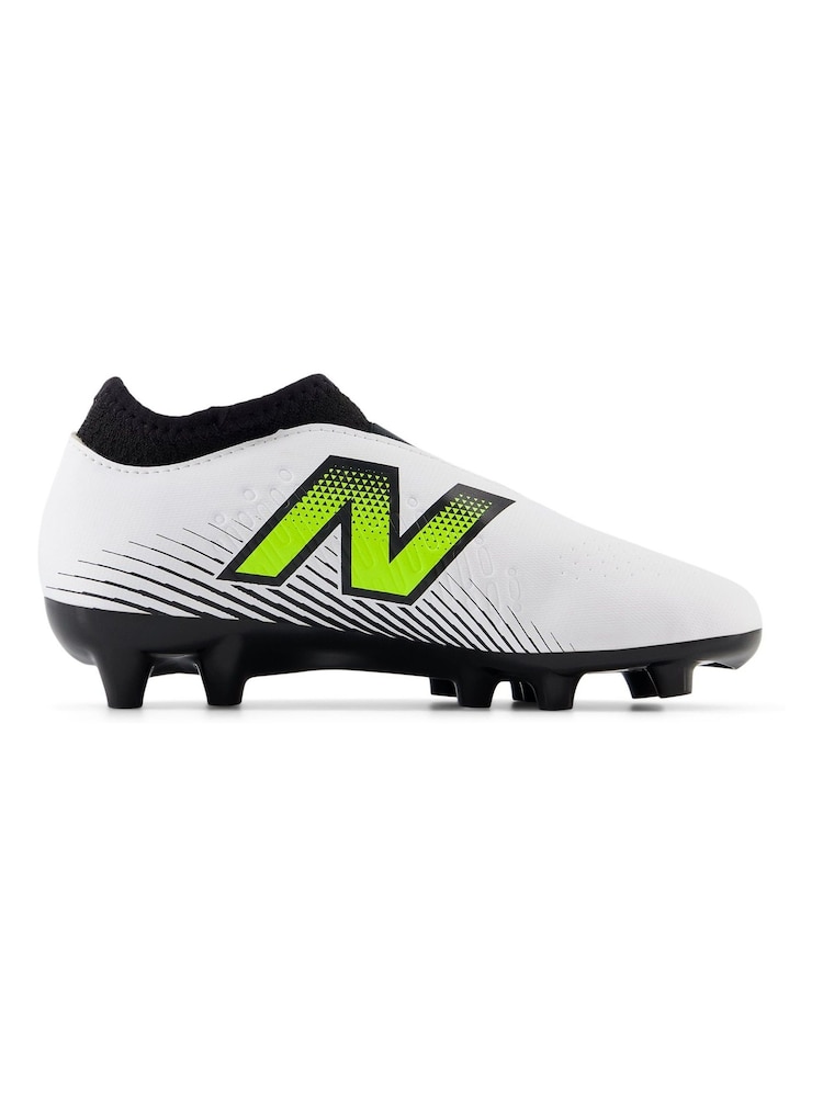 New Balance White Kids Tekela Magique Firm Ground v4+ Football Boots - Image 1 of 6