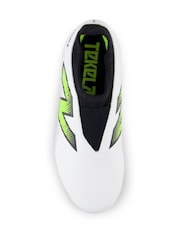 New Balance White Kids Tekela Magique Firm Ground v4+ Football Boots - Image 6 of 6