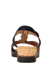 Gabor Blue Rookie Low Wedge Heeled Sandals - Image 5 of 5