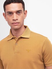 Barbour® Gold Washed 100% Cotton Classic Pique Polo Shirt - Image 4 of 6
