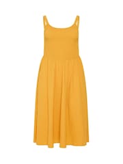Yours Curve Yellow Shirred Sundress - Image 5 of 5