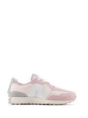 New Balance Pink Girls 327 Trainers - Image 1 of 8
