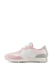 New Balance Pink Girls 327 Trainers - Image 2 of 8